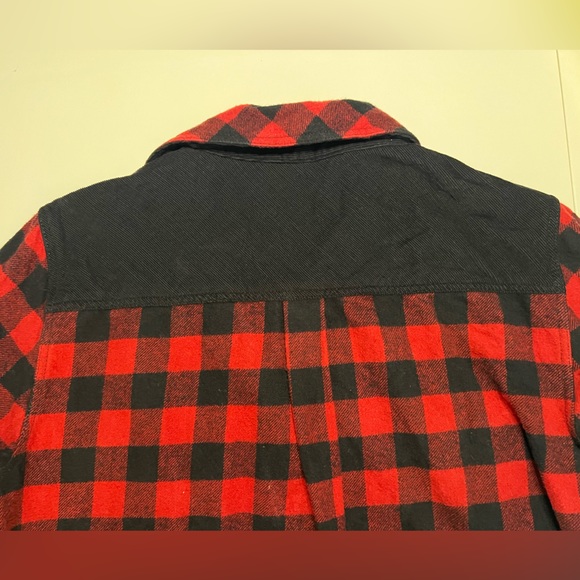 FAHERTY Women’s Daly Shirt Collins Plaid Red and Black Cotton Flannel Size Large - Picture 5 of 15